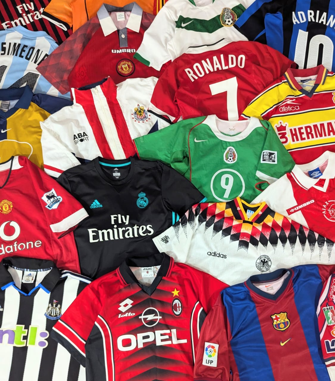 Jerseys recién llegados